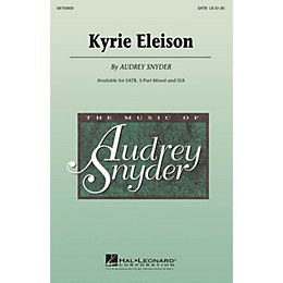 Hal Leonard Kyrie Eleison 3-Part Mixed Composed by Audrey Snyder