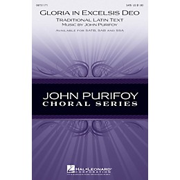 Hal Leonard Gloria in Excelsis Deo SAB Composed by John Purifoy