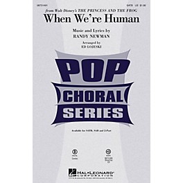 Hal Leonard When We're Human (from Walt Disney's The Princess and the Frog) ShowTrax CD Arranged by Ed Lojeski