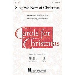 Hal Leonard Sing We Now of Christmas CHOIRTRAX CD Arranged by John Leavitt