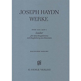 G. Henle Verlag Songs for one voice with accompaniment of a Piano Henle Edition Series Softcover