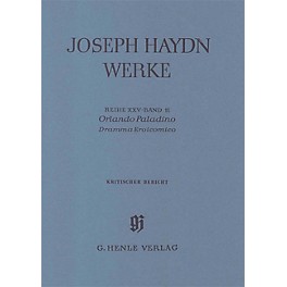 G. Henle Verlag Orlando Paladino - Dramma Eroicomico - 2nd and 3rd act, 2nd part Henle Edition Series Softcover