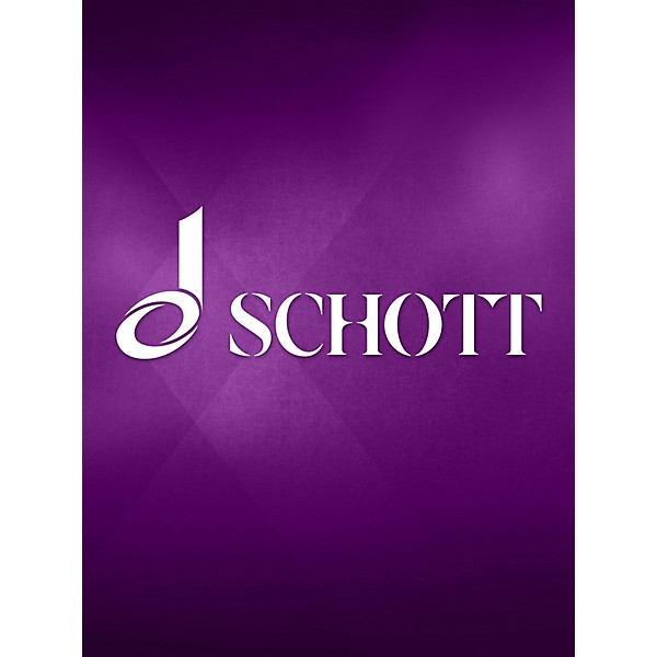 Schott Springtime from 6 Chansons SATB Composed by Paul Hindemith