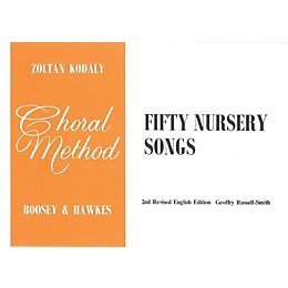 Boosey and Hawkes 50 Nursery Songs Book Composed by Zoltán Kodály
