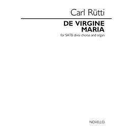 Novello De Virgine Maria Composed by Carl Rütti