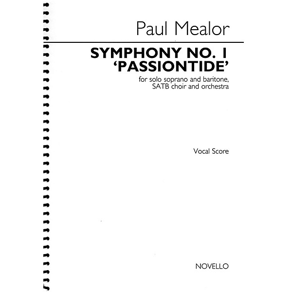 Novello Symphony No. 1 'Passiontide' SATB Score Composed by Paul Mealor