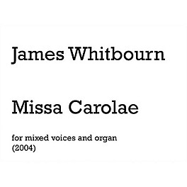 Chester Music Missa Carolae (Introit and Kyrie) (Vocal Score) SATB, Organ Composed by James Whitbourn