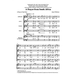 Chester Music A Prayer from South Africa (A Prayer of Alan Paton) SATB Composed by James Whitbourn