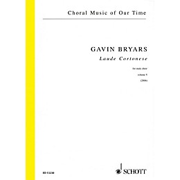 Schott Laude Cortonese, Vol. 5 (Male Choir Choral Score) Composed by Gavin Bryars