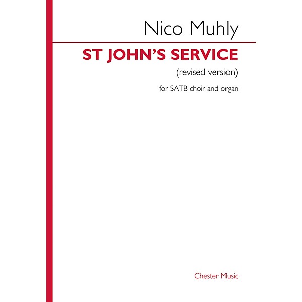 Chester Music Third Service (Magnificat & Nunc Dimittis) (for SATB choir and organ) SATB, Organ Composed by Nico Muhly