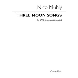 Music Sales Three Moon Songs SATB a cappella Composed by Nico Muhly