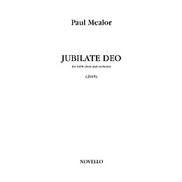 Novello Jubilate Deo (for SATB Choir and Orchestra (Full Score)) Full Score Composed by Paul Mealor