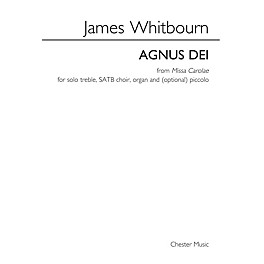 Music Sales Agnus Dei from Missa Carolae SATB Composed by James Whitbourn