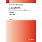 Schott Missa Brevis (Children's Choir (SA) and male voices (TB) a cappella) SA/TB by Krzysztof Penderecki thumbnail