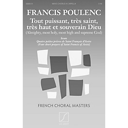 Salabert Tout puissant, très saint, trés haut et souverain Dieu TBB Composed by Francis Poulenc