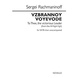 Novello Vzbrannoy Voyevode (To Thee, the Victorious Leader) SATB a cappella by Sergei Rachmaninoff