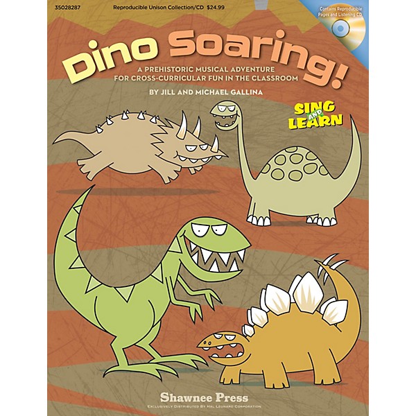 Shawnee Press Dino Soaring! REPRO COLLECT UNIS BOOK/CD Composed by Jill Gallina