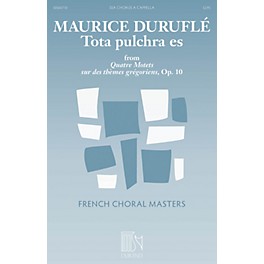 Durand Tota pulchra es (from Quatre Motets sur des themes gregoriens) SSA A Cappella Composed by Maurice Durufle