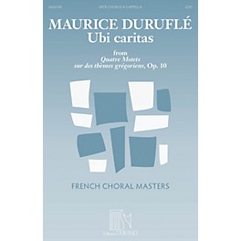 Durand Ubi caritas (from Quatre Motets sur des themes gregoriens, Op. 10) SATTBB A Cappella by Maurice Durufle