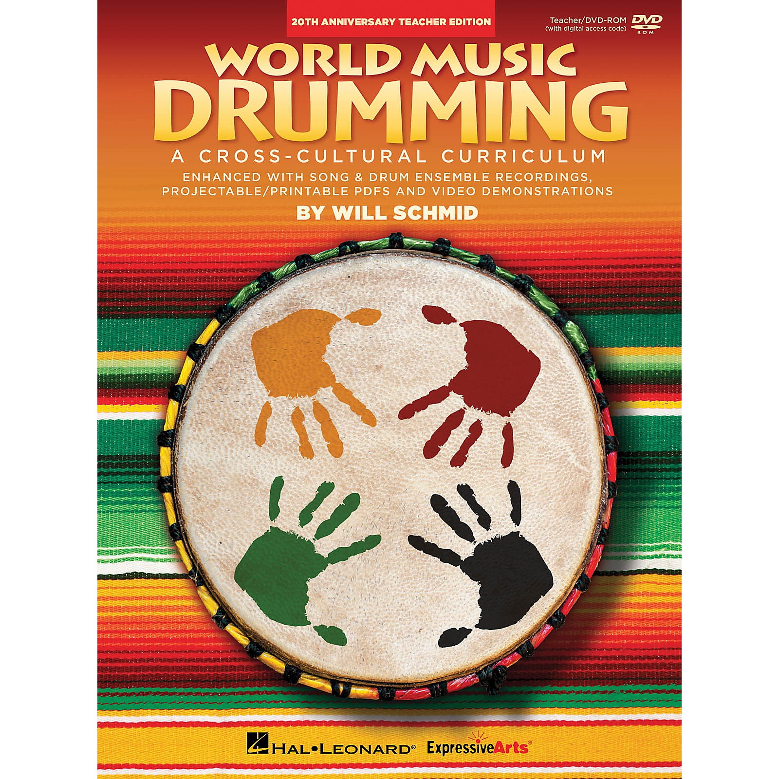 Hal Leonard World Music Drumming: Teacher/DVD-ROM (20th Anniversary  Edition) TEA/DVD-ROM