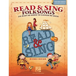 Hal Leonard Read & Sing Folksongs Teacher Book w/Enhanced CD Composed by Emily Crocker