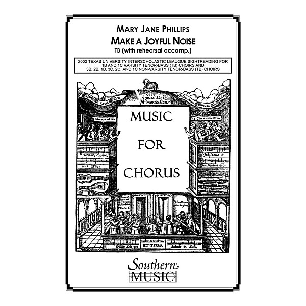 Hal Leonard Make a Joyful Noise! (Choral Music/Octavo Sacred 2-part) TB Composed by Phillips, Mary Jane