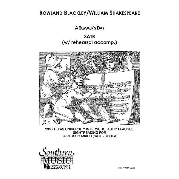 Southern A Summer's Day SATB Composed by Rowland Blackley