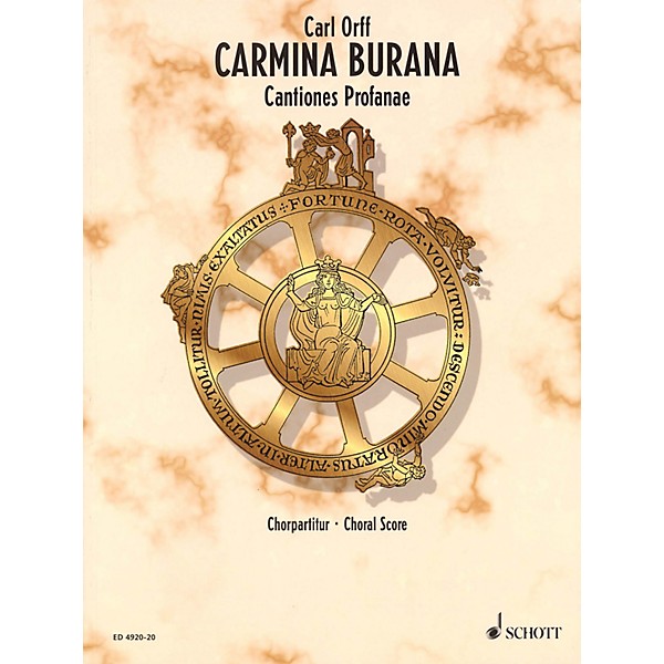 Schott Carmina Burana (Choral Score) Composed by Carl Orff