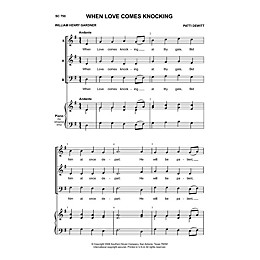 Hal Leonard When Love Comes Knocking (Choral Music/Octavo Secular Sab) SAB Composed by Dewitt, Patti