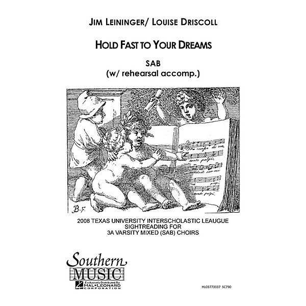 Hal Leonard Hold Fast to Your Dreams (Choral Music/Octavo Secular Sab) SAB Composed by Leininger, Jim