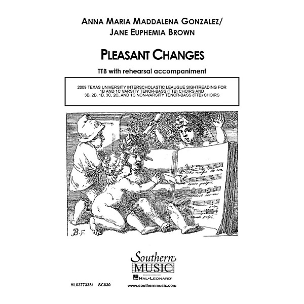 Hal Leonard Pleasant Changes (Choral Music/Octavo Secular Ttb) TTB Composed by Gonzalez, Anna Marie