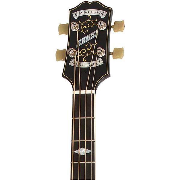 Open Box Epiphone De Luxe Classic Acoustic-Electric Bass Vintage