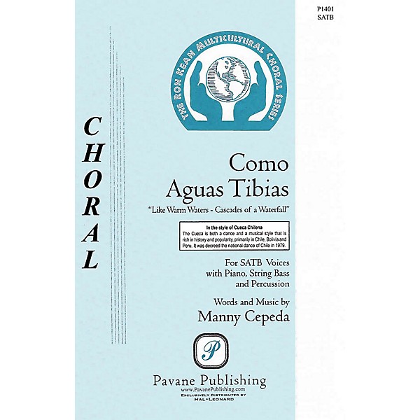 Pavane Como Aguas Tibias Score & Parts Composed by Manny Cepeda