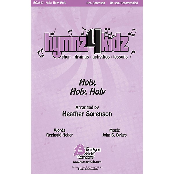 Fred Bock Music Holy, Holy, Holy Score & Parts Arranged by Heather Sorenson