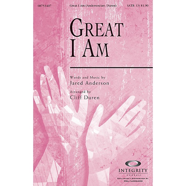 Integrity Choral Great I Am CD ACCOMP Arranged by Cliff Duren