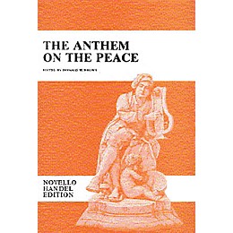 Novello The Anthem on the Peace SATB Composed by George Frideric Handel Edited by Donald Burrows