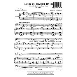 Chester Music Look Up Sweet Babe, Op. 43, No. 2 (with Organ) SATB Composed by Lennox Berkeley