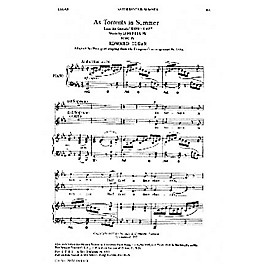 Novello As Torrents in Summer SA Composed by Edward Elgar