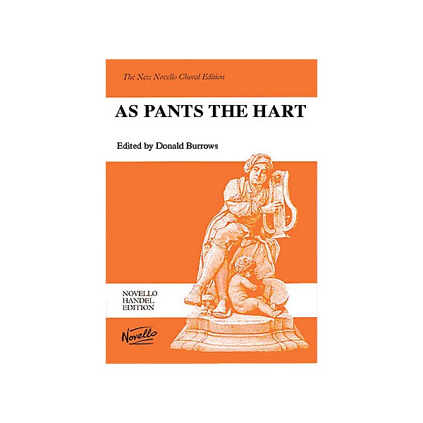 Novello As Pants the Hart (Vocal Score) SATB Composed by George Frideric Handel