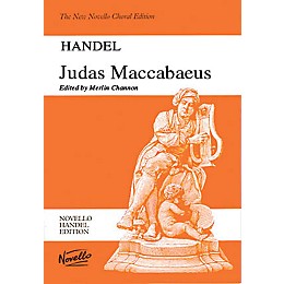 Novello Judas Maccabaeus SATB Score Composed by Georg Friedrich Händel