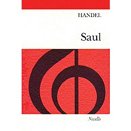 Novello Saul (Vocal Score) SATB Composed by Georg Friedrich Händel