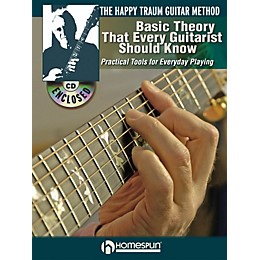 Homespun The Happy Traum Guitar Method Basic Theory That Every Guitarist Should Know BK/DVD by Happy Traum
