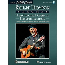 Homespun Richard Thompson Teaches Traditional Guitar Instrumentals Softcover Audio Online by Richard Thompson