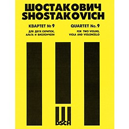 DSCH String Quartet No. 9, Op. 117 (Parts) DSCH Series Composed by Dmitri Shostakovich