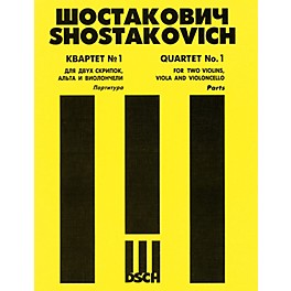 DSCH String Quartet No. 1, Op. 49 (Set of Parts) DSCH Series Composed by Dmitri Shostakovich