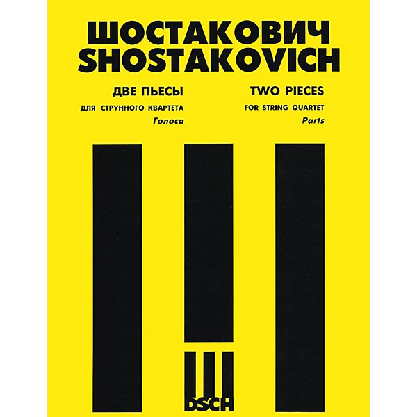 DSCH 2 Pieces for String Quartet (Set of Parts) DSCH Series Softcover Composed by Dmitri Shostakovich
