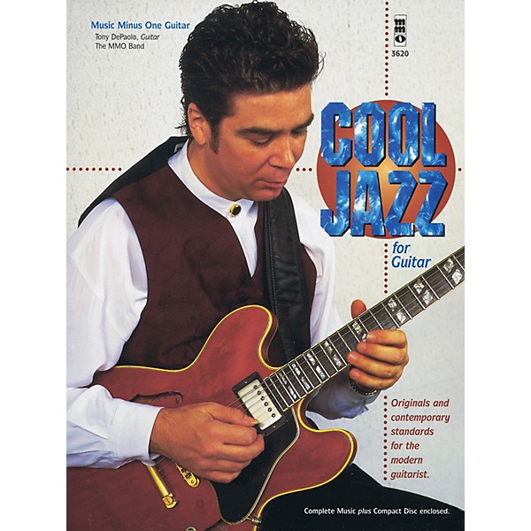 Nektar Cool Jazz for Guitar Music Minus One Series Softcover with CD Performed by Tony DePaolo