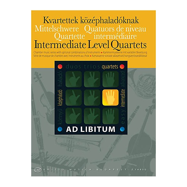 Editio Musica Budapest Intermediate Level Quartets EMB Series Softcover Edited by László Zempléni