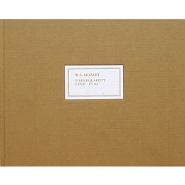 G. Henle Verlag String Quartet in F Major K168 (Facsimile) Henle Facsimile Series Hardcover