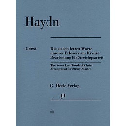 G. Henle Verlag The Seven Last Words of Christ Henle Music Folios Series Composed by Joseph Haydn